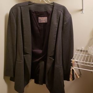 Gray women's blazer